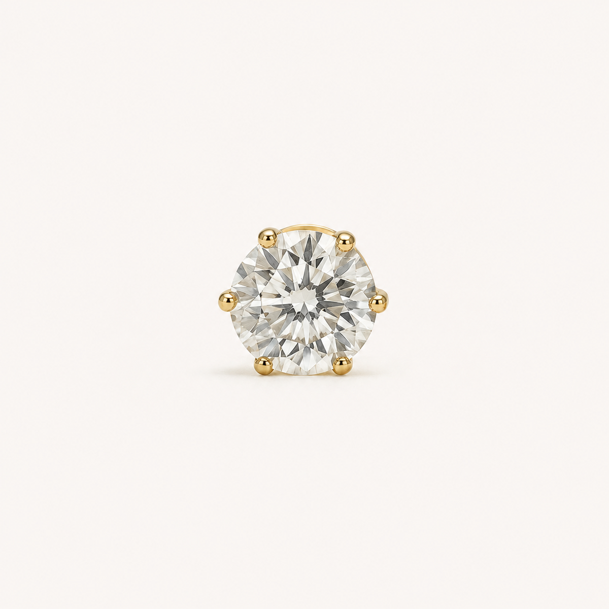 1ct ラボグロウンダイヤモンド　スタッドピアス   | K18